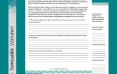 Your Inner Critic And Inner Muse Free Worksheet Download Creativity